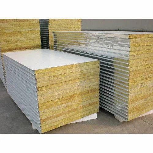 ROCK WOOL SANDWICH PANEL FIREPROOF PANEL IN BANGLADESH